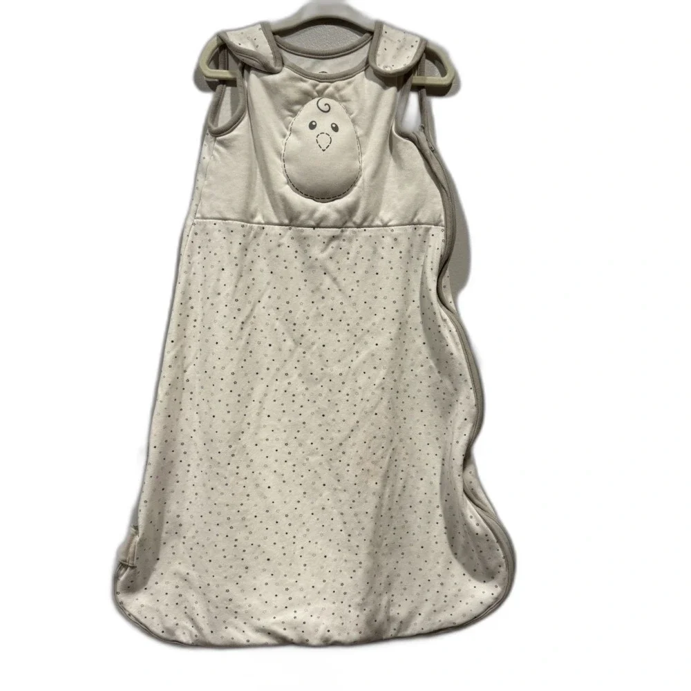 Nested Bean Zen Sack Classic Weighted Sleep Sack Gray Stars 6-15M Medium Cotton